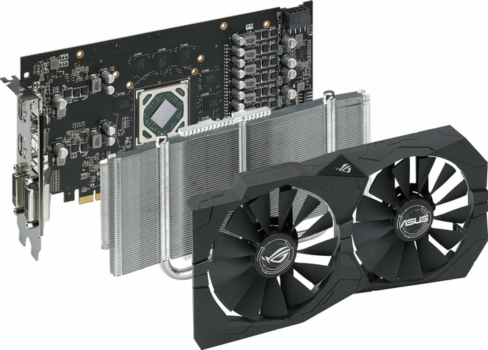 ASUS ROG Strix Radeon RX 570, ROG-STRIX-RX570-4G-GAMING, 4GB GDDR5, 2x DVI, HDMI, DP