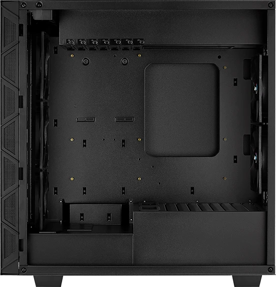 AeroCool Flo, schwarz, Glasfenster