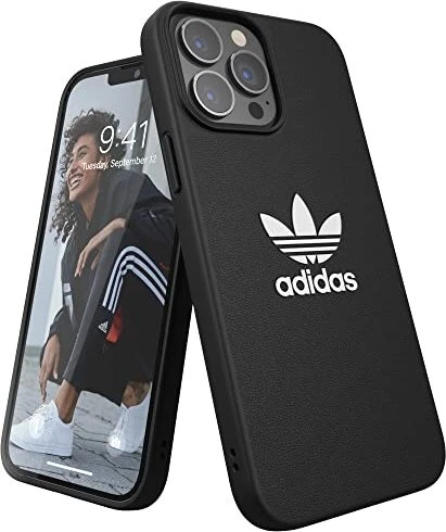 adidas Moulded Case für Apple iPhone 13 Pro Max schwarz/weiß