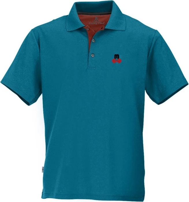 Maul Sport Spiez Fresh Funktionsshirt kurzarm petrol blue/dark orange (Herren)
