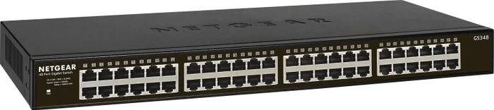 Netgear SOHO GS300 Rackmount Gigabit Switch, 48x RJ-45