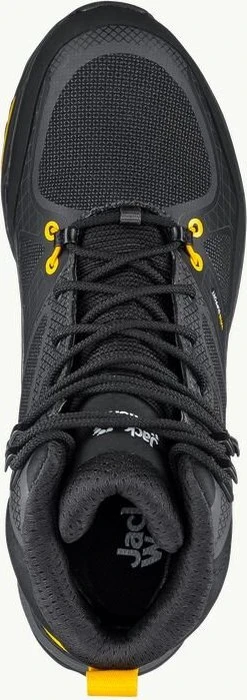 Jack Wolfskin Force Trekker Texapore Mid black/burly yellow xt (Herren)