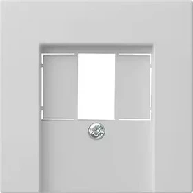 Gira Abdeckung für TAE und USB ohne Beschriftungsfeld, grau