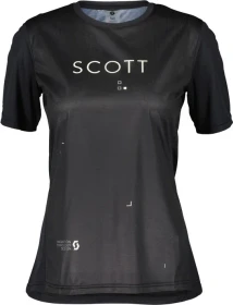 Scott Trail Flow Trikot kurzarm black/soft yellow (Damen)