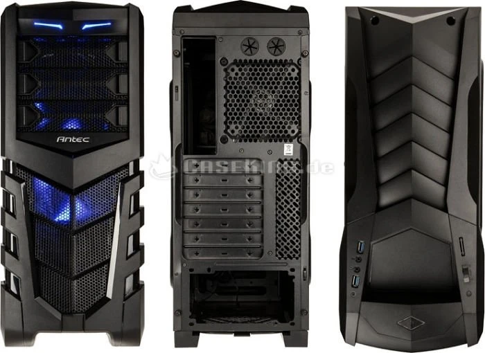 Antec GX505 blau, Acrylfenster