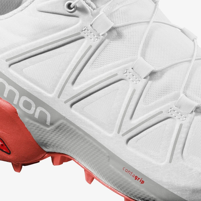 Salomon Speedcross 5 white/cherry tomato (Herren)