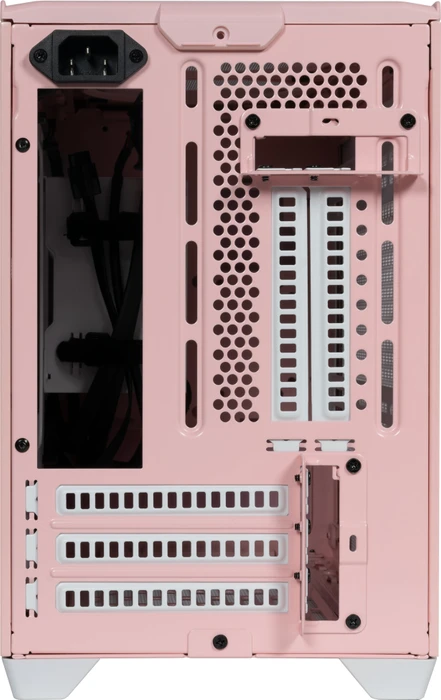 Cooler Master MasterBox NR200P Color Edition Flamingo Pink, Glasfenster, Mini-ITX