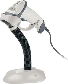 Zebra Symbol LS2208, seriell, USB, KBW, USB-Kabel weiß/grau