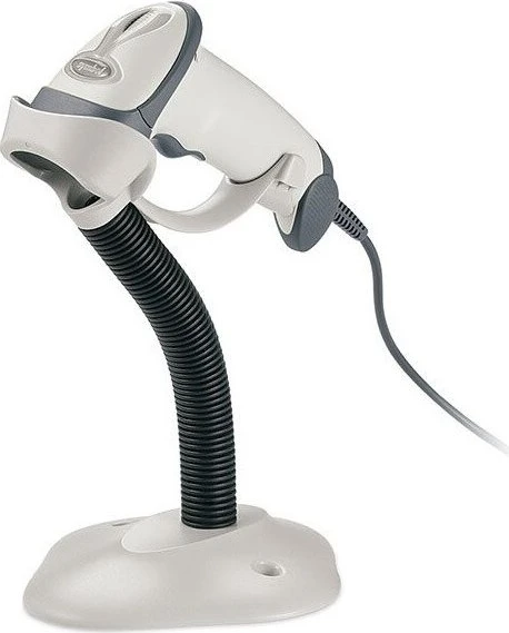 Zebra Symbol LS2208, seriell, USB, KBW, USB-Kabel weiß/grau