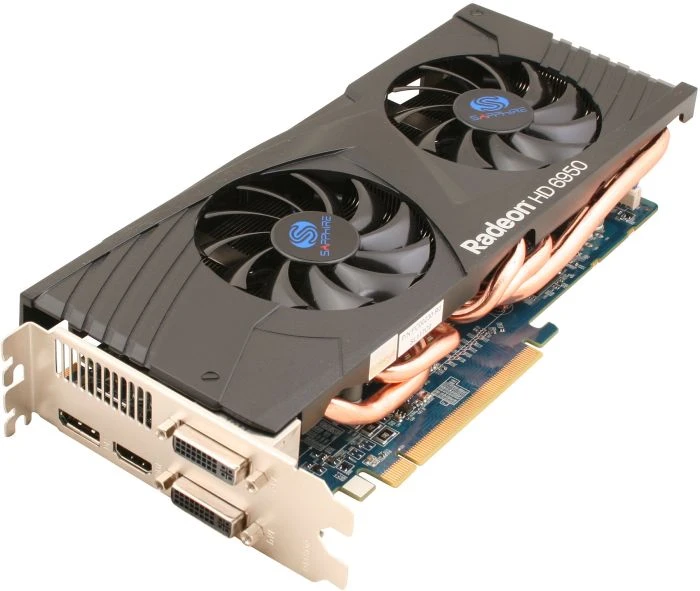 Sapphire Radeon HD 6950 Dual Fan, 1GB GDDR5, 2x DVI, HDMI, DP, lite retail