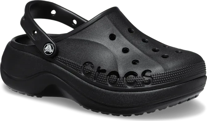 Crocs Baya Platform Clog schwarz (Damen)