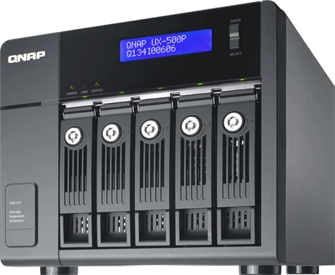 QNAP Expansion Unit UX-500p 15TB, 1x USB-A 3.0