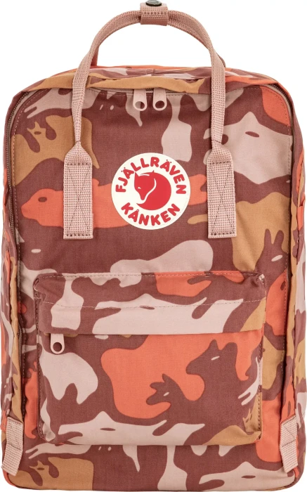Fjällräven Kanken Graphics Laptop chalk rose/hidden animals
