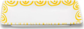 Gmundner Keramik Gelbgeflammt Snackschale 22x11cm