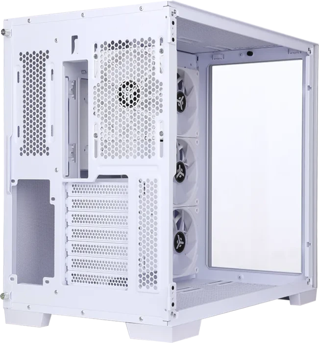 iTek Dark Cave White, Glasfenster