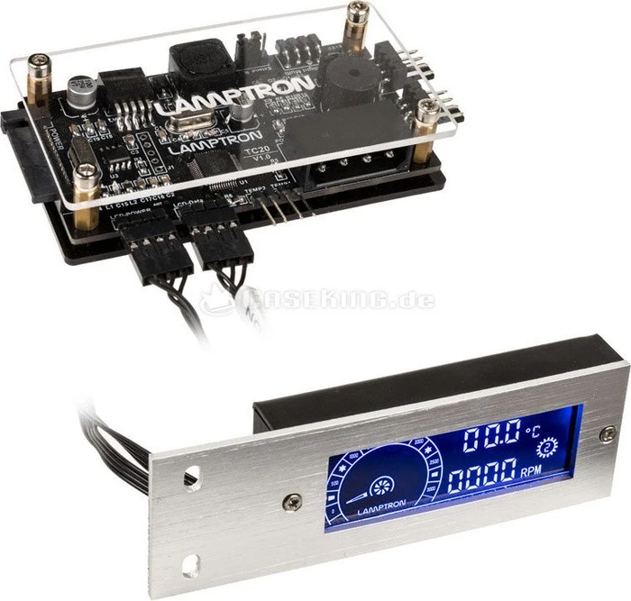 Lamptron TC20 PCI RGB, Lichtsteuerung, silber, 1-fach
