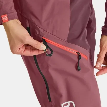 Ortovox 3L Guardian Shell Skihose lang winetasting (Damen)