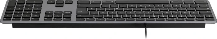 Matias Aluminum Wired Keyboard for Mac (USB-C), Space Gray, USB, DE