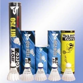 Talbot Torro Tech Badmintonbälle, 6 Stück