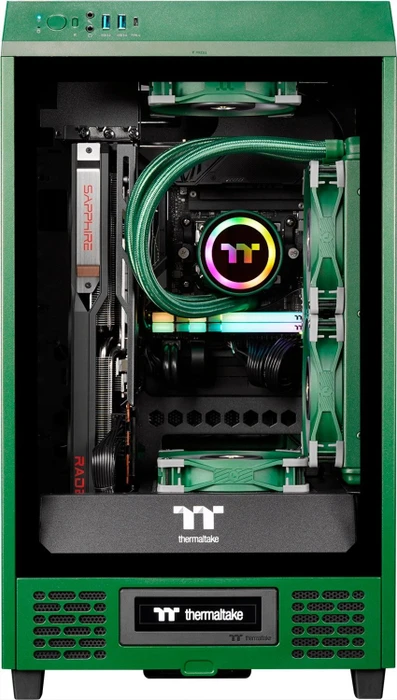 Thermaltake Toughline T200A, grün, Ryzen 7 7800X3D, 32GB RAM, 1TB SSD, Radeon RX 7900 XT