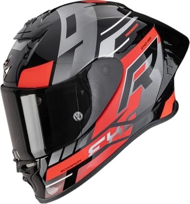 Scorpion EXO-R1 Evo II Air Adrenaline schwarz/rot/silber
