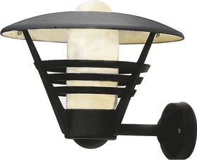 Konstsmide Gemini E27 35cm Wandleuchte 1-flammig schwarz