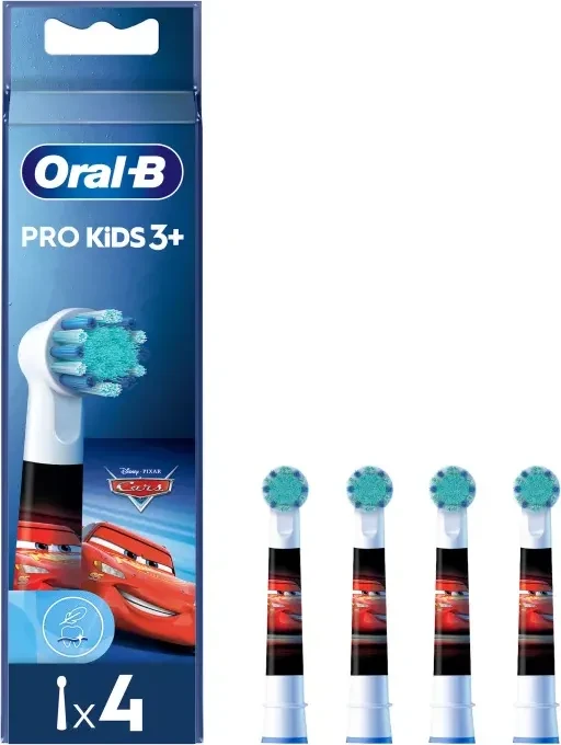 Oral-B Kids Mix Cars/Princess Kinder-Ersatzbürste, 4 Stück