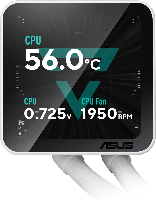 ASUS Prime LC II 360 ARGB LCD White Edition