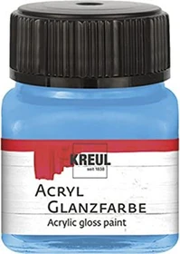 Kreul Acryl Glanzfarbe, himmelblau, 20ml