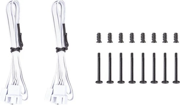 Thermaltake CT120 Snow White, weiß, 120mm, 2er-Pack