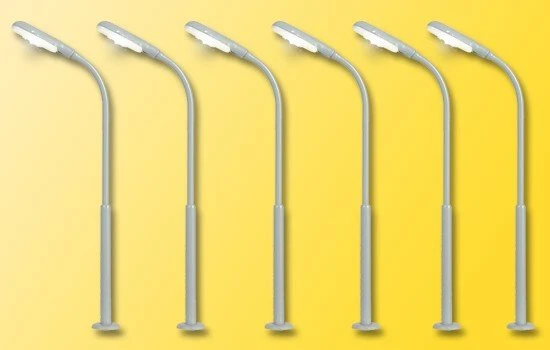 Viessmann Peitschenleuchte, LED weiß, 5+1