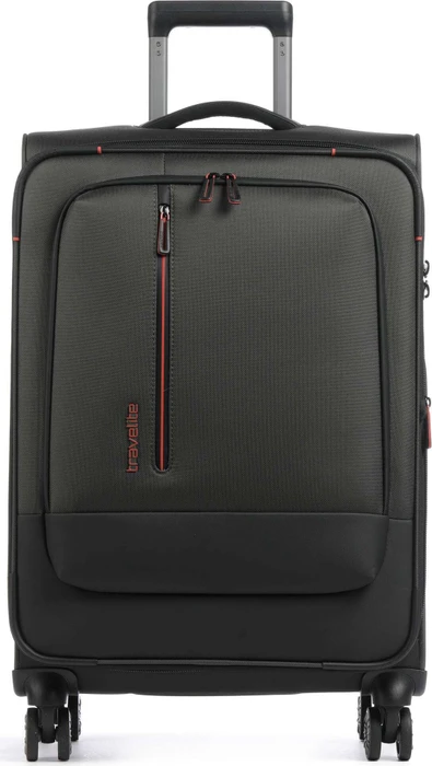Travelite Crosslite 5.0 4-Rad Trolley M oliv