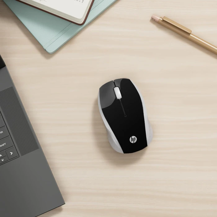 HP 200 Wireless Mouse silber, USB