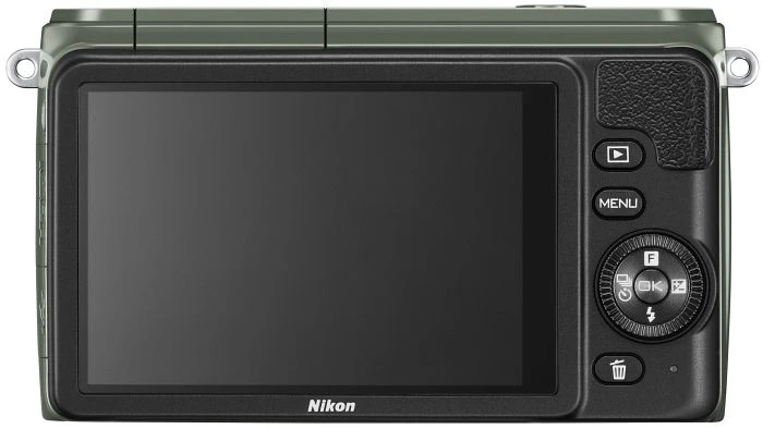 Nikon 1 S1 khaki mit Objektiv 1 NIKKOR 11-27.5mm 3.5-5.6