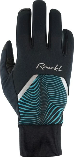 Roeckl Wirsberg Fahrradhandschuhe schwarz/orange (Damen)
