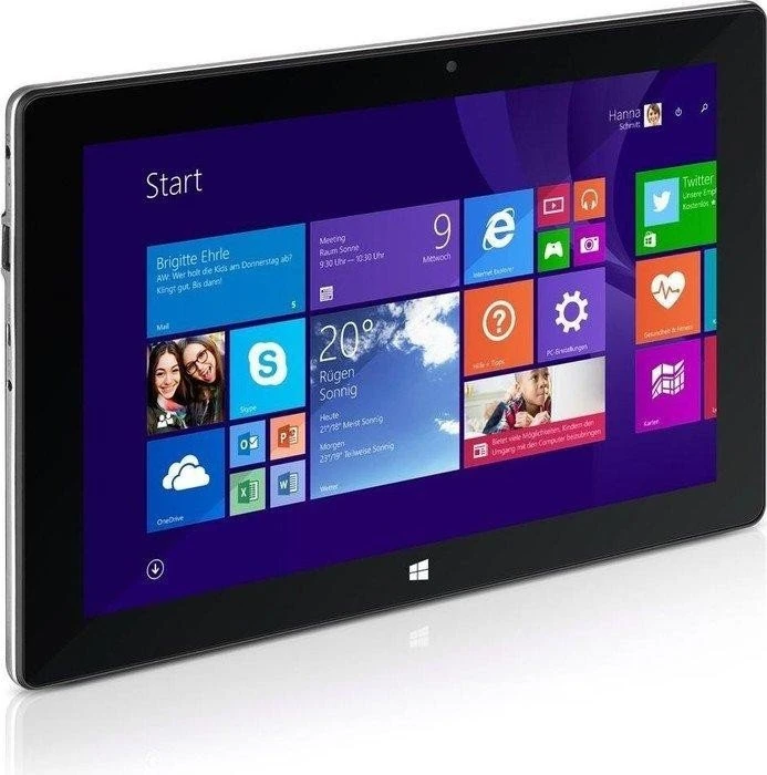 TrekStor SurfTab wintron 10.1 Pro Volks-Tablet, schwarz, 64GB, UMTS