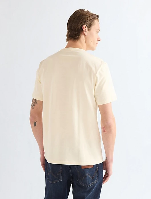 Wrangler Americana T-Shirt kurzarm antique white (Herren)