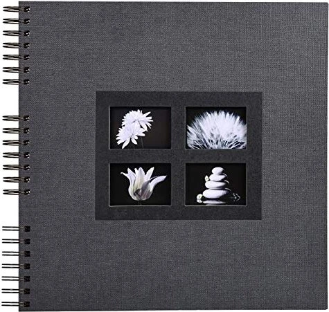 Exacompta Spiralalbum Passion 32x32 schwarz