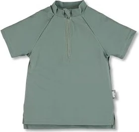 Sterntaler Badeshirt mit Reißverschluss UV 50+ Funktionsshirt kurzarm mattgrün (Junior)