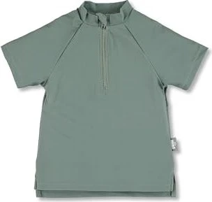 Sterntaler Badeshirt mit Reißverschluss UV 50+ Funktionsshirt kurzarm mattgrün (Junior)