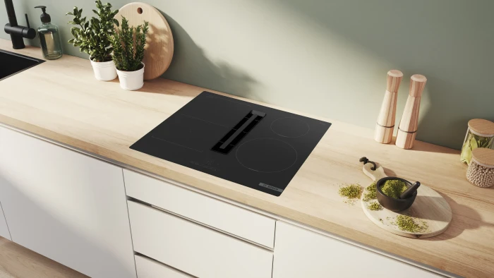 Bosch Serie 4 PVS601B16E Induktionskochfeld mit Kochfeldabzug autark