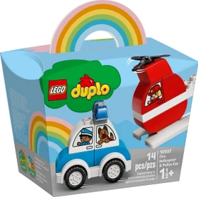 LEGO DUPLO - Mein erster Feuerwehrhubschrauber und mein erstes Polizeiauto