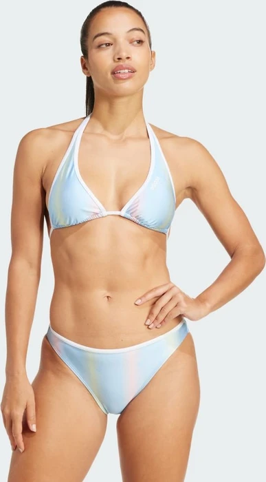 adidas Tiro Bikini-Set glow blue/white (Damen)