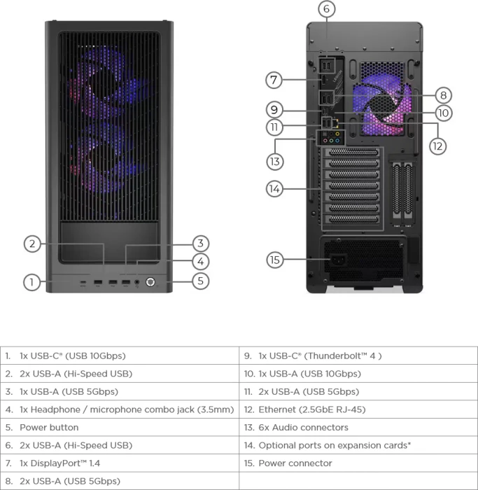 Lenovo Legion T7 34IAS10, Core Ultra 7 265KF, 32GB RAM, 2TB SSD, GeForce RTX 5080, EN/ML