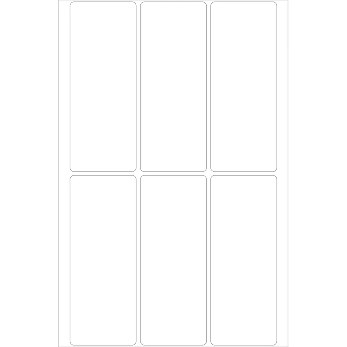 Herma Vielzwecketiketten, 32x82mm, weiß, 32 Blatt (192 Etiketten)