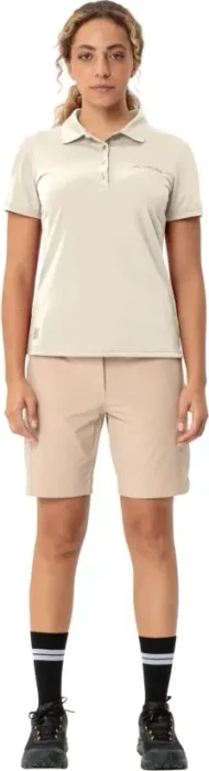 Vaude Essential Poloshirt kurzarm ecru (Damen)