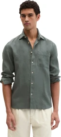 Marc O'Polo Regular Leinen Hemd langarm skipping stone (Herren)