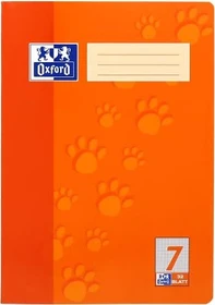 Oxford Schulheft, A4, Lineatur 7, orange, 32 Blatt, 10er-Pack