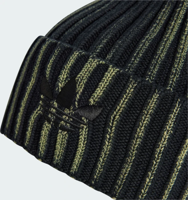 adidas Washed Beanie black/olive strata