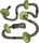LoggyLand Kletterseil mit Kunststoff Stufen (CP-2033)
